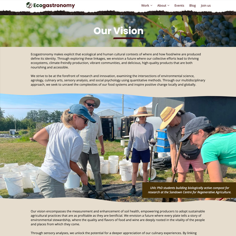 ecogastronomy screenshot