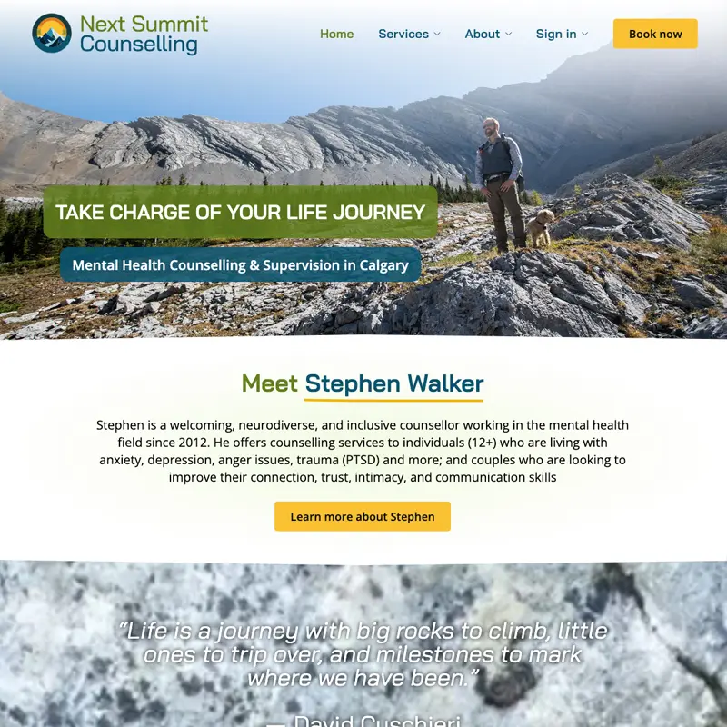 next summit counselling homepage