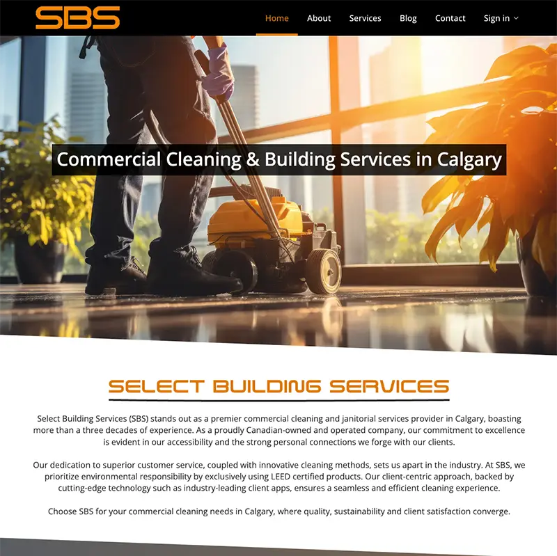 SBS web home